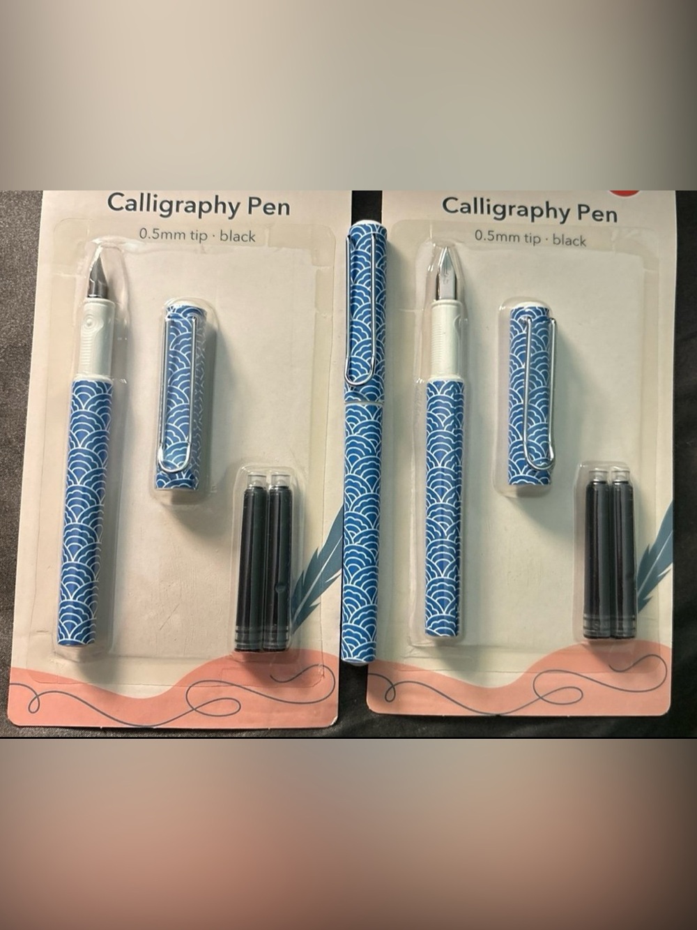3 starter fountain pens <EF>